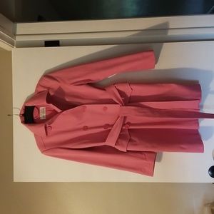 Linda Richards raincoat